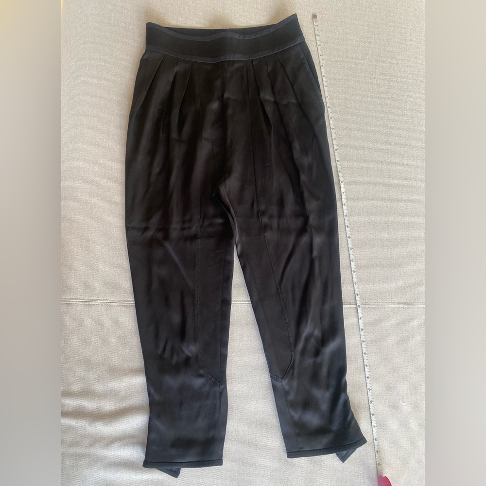 Givenchy Black Silk Riding Pants